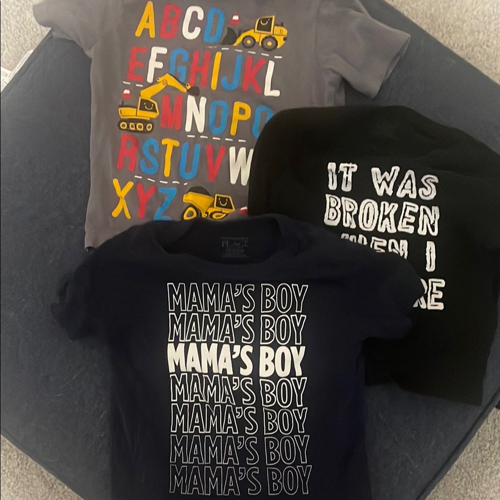 The Children's Place Kids tee shirts. 2 short one long